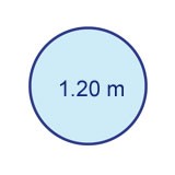 Rund 1.20 m