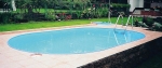 Folie Oval Schmalrandbecken - H�he 1.50m