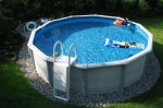 Schwimmbad MARE 4.9 m - rund - Komplettset