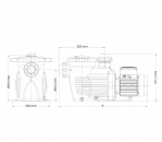 Pumpe K-FLO 75 - 230 Volt - 13.5m3/h